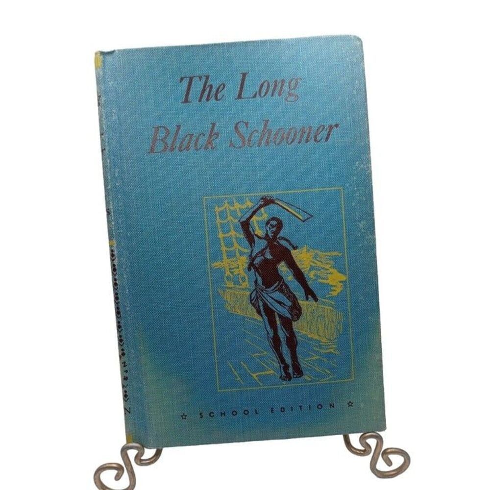 The Long Black Schooner, Emma Gelders Sterne, 1953, Aladdin Books, 1st Edition